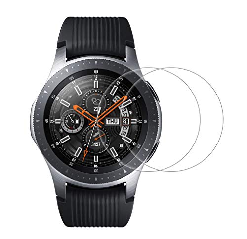 PHONILLICO Vetro temperato per Samsung Galaxy Watch 46mm [2 pezzi]