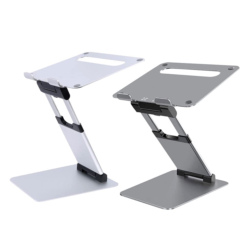 Aluminium Desktop Tablet Ständer, kühlend, rutschfest, Notebook, Verstellbarer Kühl für 11–17 Zoll Notebook Laptops