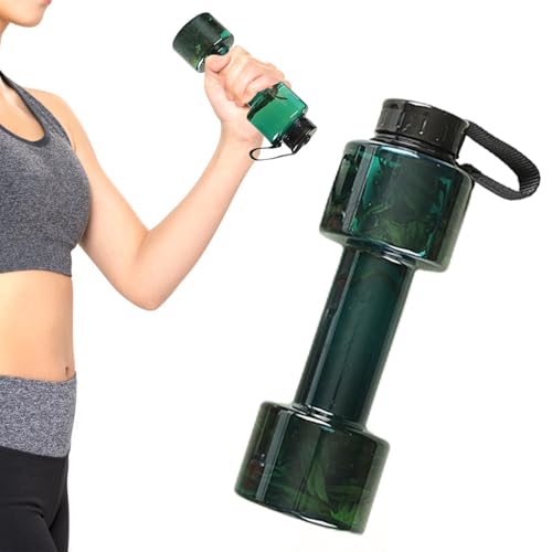 Botella para beber con mancuernas - Recipiente de agua para deportes, Recipiente portátil para ejercicios, Jarra de entrenamiento de 700 ml | Gimnasio Yoga Correr Al aire libre Para deporte Hidratació