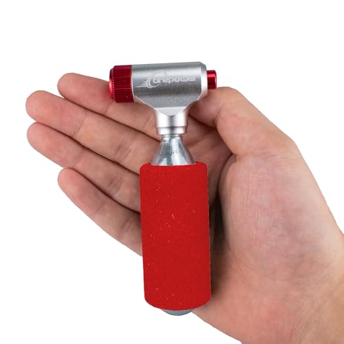 Inflador de pneu de bicicleta Co2, rápido e fácil, compatível com válvula Presta e Schrader, bomba d