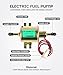 UNLRAE Electric Fuel Pump,Electric Fuel Pump 12v for Carburetor,Car Accessories 2.5-4psi Universal Inline Fuels Pump,Compatible Electronic Devices All 12 Volt Cars,Trucks,Boats,Carburetor,Lawnmower
