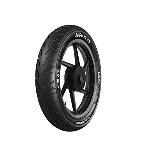 Image of Ceat Zoom Plus 80 /100-18 54P Tubeless Bike Tyre, Rear (102573)