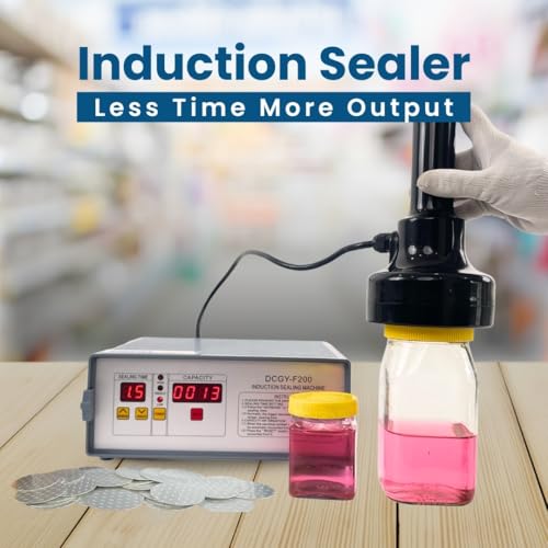 Image of SMART PACK Induction Sealing Machine for Packaging of Jar Sealing | Portable Induction Sealer | Foil Heat Sealer for Bottles | Heat Sealer for Jars | Manual Induction Sealer | Pack of 1