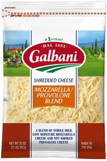 Generic Shredded Mozzarella & Provolone by Galbani 32 oz.