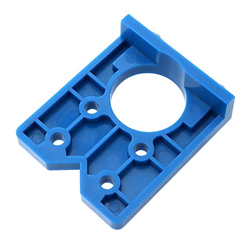 DDWT 35mm Concealed Hinge Boring Jig Wood Furniture Door Cabinets Hinge Installation Tool Hinge Hole Drilling Guide for Carpentry ABS Plastic