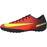 Nike Mens Mercurial Victory VI Turf Soccer Shoes (9) Crimson/Black