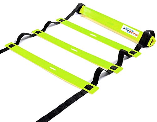 HeadTurners 4 Meter Agility Ladder Agility Training Ladder Speed Flat Rung