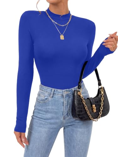 Image of OPOIPIN Women's Long Sleeve Basic Bodysuit