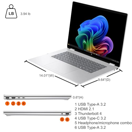 HP Spectre x360 16 inch laptop