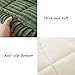 Awjcsv Couch Cover for Dogs Washable, Fuzzy Pet Couch Covers for 3 Cushion Sofa Pet Friendly, Non Slip Sofa Cover (Green, 27.6