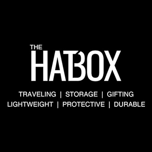 Miniatura 5 de Caja de sombreros para viajar, almacenar y regalar (1 unidad, diseño Fedora)