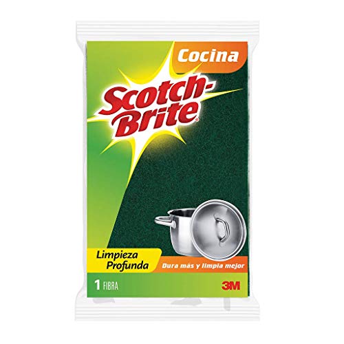 Baño, Home 3M Scotch-Brite Fibra Tradicional, Aroma Limón, Color Verde