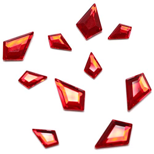 Swarovski 2771 Kite Flatbacks Crystals Nail Art Rhinestones, Mixed Size (12.9x8.3mm and 8.6x5.6mm)