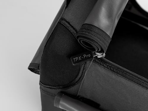 TrendPet TPX-Pro - Leichte, Faltbare Hundebox mit Aluminium Rahmen (grau, L 110 x B 70 x H 75 cm)