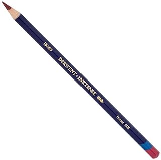 Derwent Inktense Permanent Watercolour Single Pencil, Crimson (0530), 4mm Premium Core Strength, Water-Soluble, Ideal for ...
