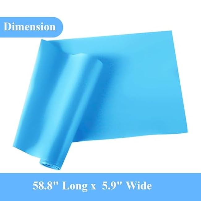 Resistance Bands for Women & Men, Strength Training, Yoga & Home Workouts, Latex-Free Elastic Exercise Bands