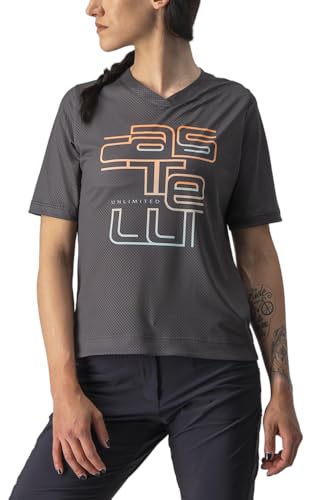 CASTELLI Trail Tech W Tee t-shirt anti-irritation qui évacue la transpiration des cyclistes