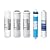 APEC FILTER-MAX90 US Made 90 GPD Complete Replacement Filter Set & Replacement ORing for ROES-50 3.5" OD Reverse Osmosis Water Filter Housings