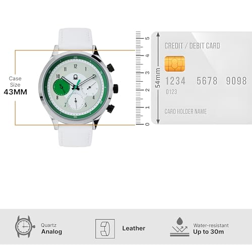 Image of United Colors of Benetton Two Tone Round Dial Analog Men's Watch - UWUCG0007