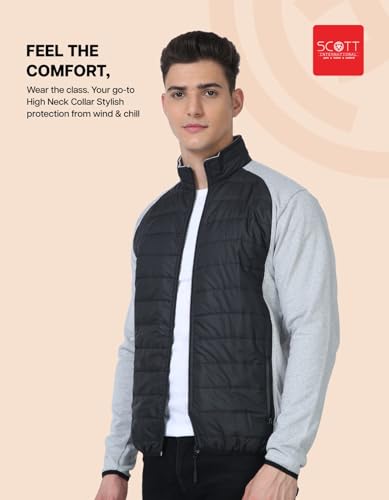Image of Scott International Jackets for Men | Winter wear | Men's Polyester Full Sleeve Zip with Pocket | Men Jackets