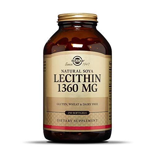 Solgar – Lecithin 1360 mg, 250 Softgels