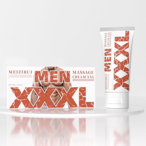 Male Enhancement Extra Strength Massage Grow Cream Mens Power Re-Vitalize Massage Enlargement Gel with Natural Oil for Increase Size Huge Thickness Strength and Prolonged Performance (Men XXXL)