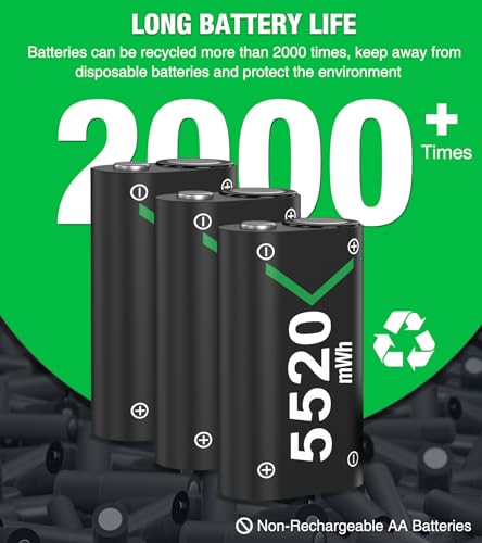 Batería recargable para Xbox de alta durabilidad y ajuste preciso para jugadores exigentes 4