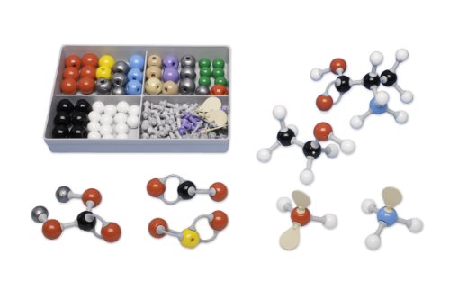Molymod MMS-009 Inorganic/Organic Chemistry Molecular Model, Student Set (52 Atom Parts)