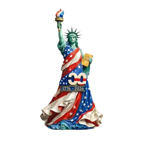 Estatua de la Libertad 250 aniversario EE.UU. decoración miniatura 1