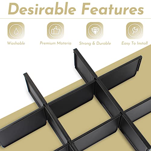 48-22-8473 Drawer Dividers Compatible with 3-Drawer Tool Box, 8-Pieces Quick-Adjust Dividers Set Allows for Customized Storage-2 Long Dividers & 6 Short Dividers - Thumbnail 6