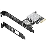 10GbE 有線LANカード Realtek RTL8127搭載 PCIe Gen4x1 RJ45対応1ポート ネットワークアダプタ スリム基板タイプ