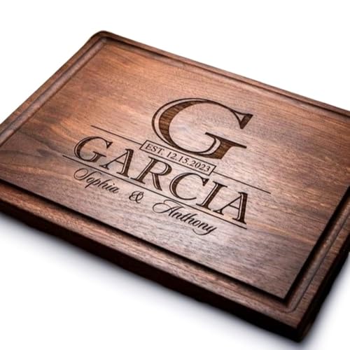 Personalized Cutting Board, Custom Wedding, Anniversary or Housewarming Gift Idea,
