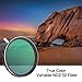 WalkingWay 49mm True Color ND Filter Variable ND2-32 (1-5 Stops) Neutral Density Filter Adjustable ND4 ND8 ND16 Filter VND 0.3-1.5 for Camera Lens