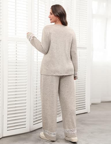  Women Plus Size Pajamas Set  - image 3