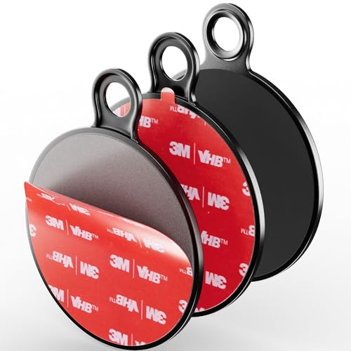 Dashboard Pad Mounting Disk for Suction Cup - 3M Phone Car Mount Adhesive Replacement Pad - Ultra Sticky Adhesive Disc for Dash Cam, Fit for Garmin, Tomtom GPS & iOttie Car Mount - 75mm 3-Pack