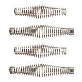 ARTIBETTER Maniglia di Ricambio per Cucina All'aperto Molla Antiscottatura 4 Pezzi in Acciaio Inossidabile 4,3" e 5,5" con Meccanismo di Richiamo Automatico per Porta Stufa