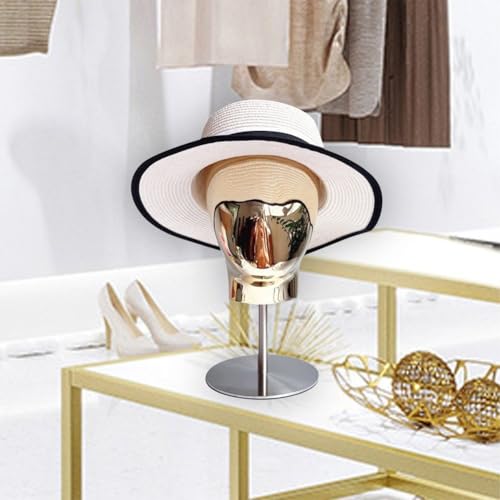 Support de tête de perruque en métal robuste pour mannequin et chapeau - 4