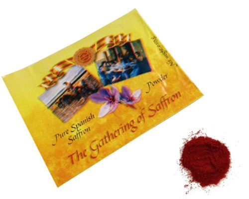 Antonio Garcia Inesta Pure Spanish Saffron Powder from OliveNation - Box of 50 .125 g envelopes