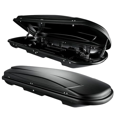 Skibox Ski Gepäckbox Dachbox Auto Dachkoffer - VDP Xtreme 500 - Volumen 500 Liter - Außenmaße: 225x83x39cm (LxBxH) - Ski und Snowboardbox - Autokoffer abschließbar