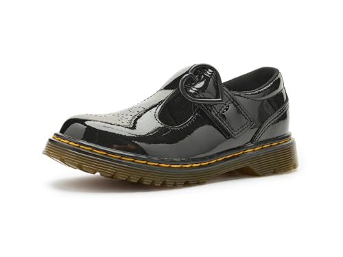 Dr. Martens Girls Polley II J (Little Kid/Big Kid), Black...