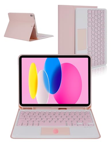 Funda con teclado para iPad de 10.9 pulgadas que soluciona la escritura lenta en pantalla