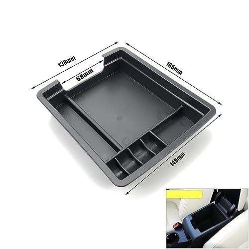 Boîte de rangement centrale voiture en ABS premium pour Scirocco - 2
