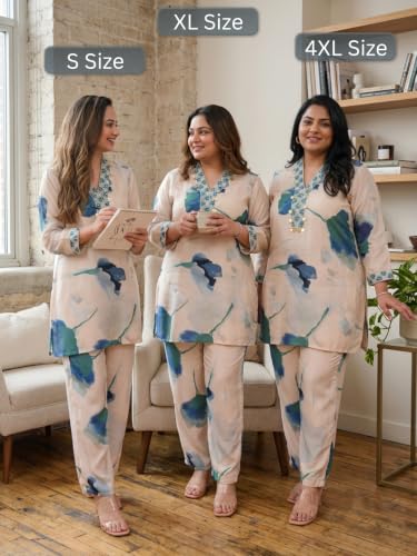 Image of GRECIILOOKS Co Ord Set For Women Stylish Floral Print | Kurta Sets For Womens | Anarkali Suit For Woman | Short Kurti For Womans | Pakistani Suits For Women's Kurta Set's