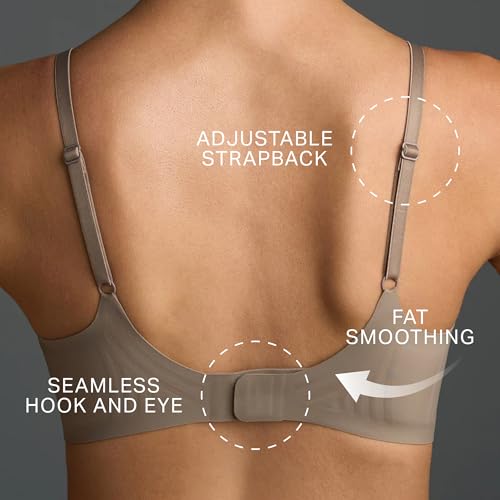 Image of EBY Relief Bra, Wireless Bras for Women, Seamless Bralette with Adjustable Straps, Supportive Bras for Women, Women's Clothing - Fallen Rock Medium