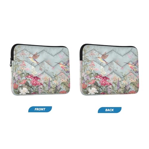 Funda para Laptop de 13-14 Pulgadas con Diseño de Colibríes miniatura 2