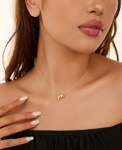 Save 10% on A ALARTAN Cross Initial Necklace - Use code NB8HINHJ