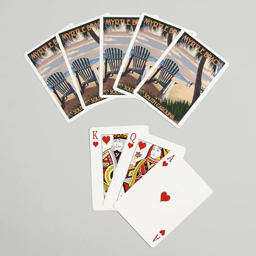 Lantern Press Naipes Poker Myrtle Beach, 52 cartas miniatura 7