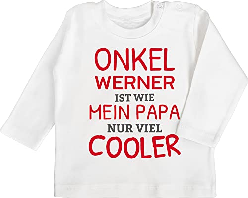 Baby Langarmshirt - Onkel ist wie Papa - nur viel Cooler - 6/12 Monate -...