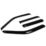 Compatible with Volkswagen Golf/Jetta Mk3 4pcs Tape-On Window Visor Deflector Rain Guard