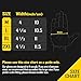 COOLJOB A6 Cut Resistant Anti Vibration Work Gloves Men, TPR Impact Reducing Mittens, Palm Rubber Patch Shock Absorption, L